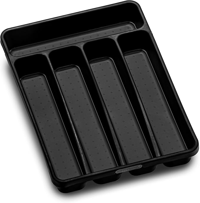 Madesmart Small Silverware Tray, Carbon