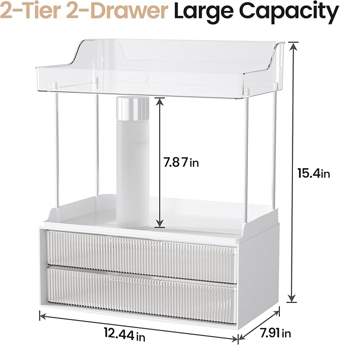 Bathroom Organizers and Storage, Clear