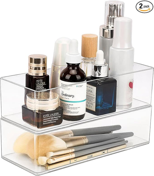 Acrylic Organizer, 1+1 Compartment