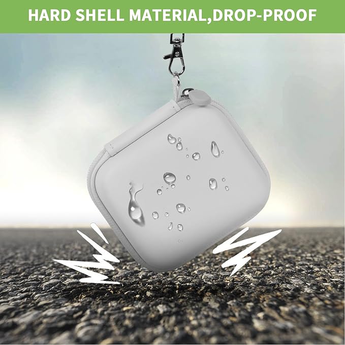 Hard Shell Travel Case for Foldable 3-in-1 Wireless Charger, Portable Storage Organizer for UCOMX/for Hicober/for Iseyyox/for LISEN Charging Station, Protective Bag for Cables & Adapters (Box Only)