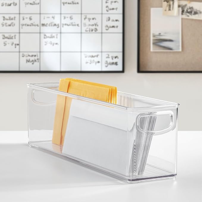 IDesign Plastic Stackable Pantry Bin