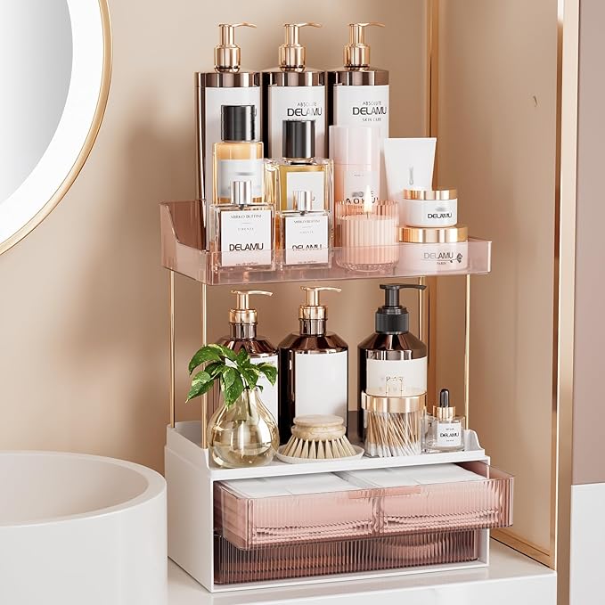 Bathroom Organizers and Storage, Grapefruit