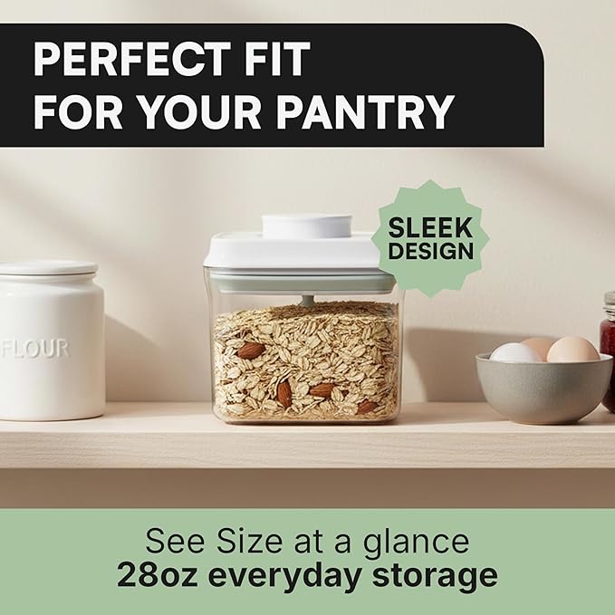 Bop Top Airtight Food Storage Containers with Lid 3.5 Cups / 28 oz