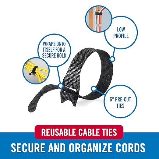 Brand Reusable Cable Ties, Practical Tech Gifts for Men