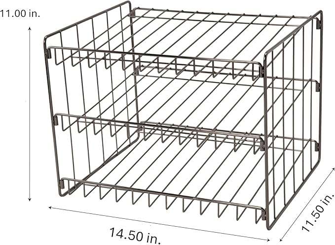 Kitchen Details 3 Tier Can Organizer, Canned Food Storage Rack
