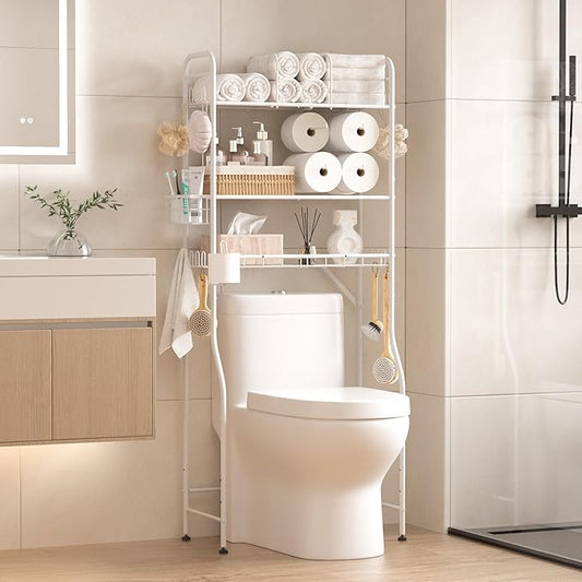 Over The Toilet Storage Rack, White
