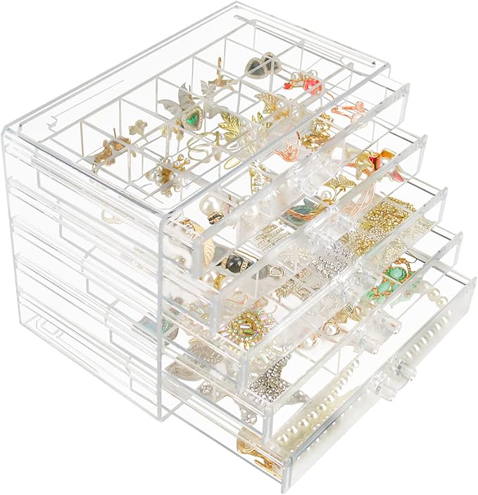Clear Acrylic Jewelry Organizer