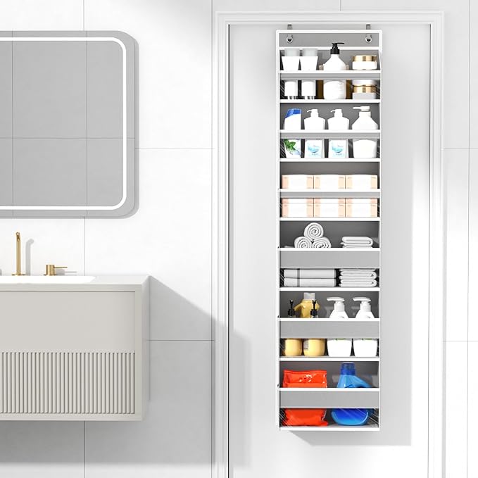 6 Tiers Over The Door Organizer, 1 Grey