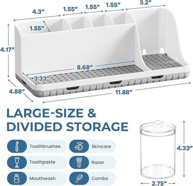 Bathroom Counter Organizers and Storage