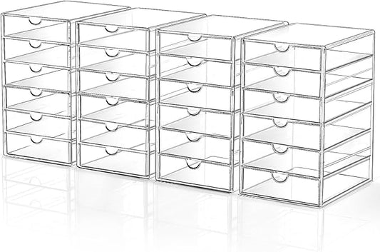Makeup Drawer Storage Organizer with 24 Drawers