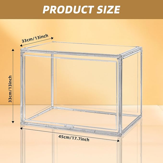 Extra Large Storage Bins with Magnetic Door