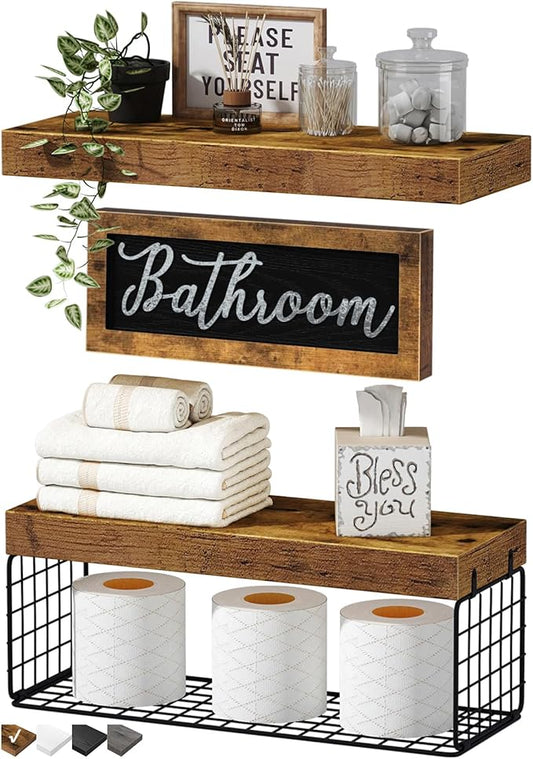 ‎Bathroom Shelves Over Toilet, 020BN