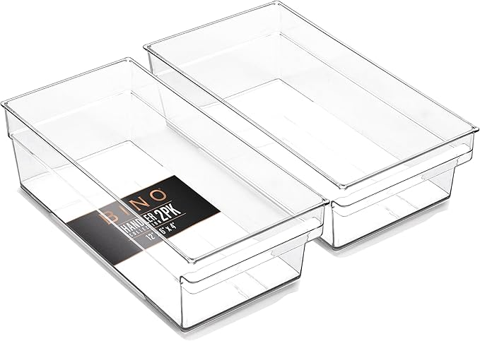 Plastic Storage Bins, Medium, Shallow, THE HANDLER COLLECTION