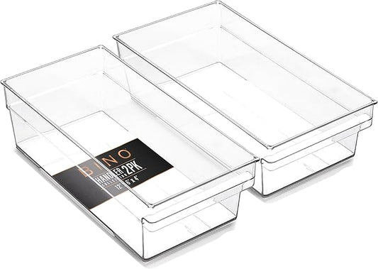 Plastic Storage Bins, Medium, Shallow, THE HANDLER COLLECTION