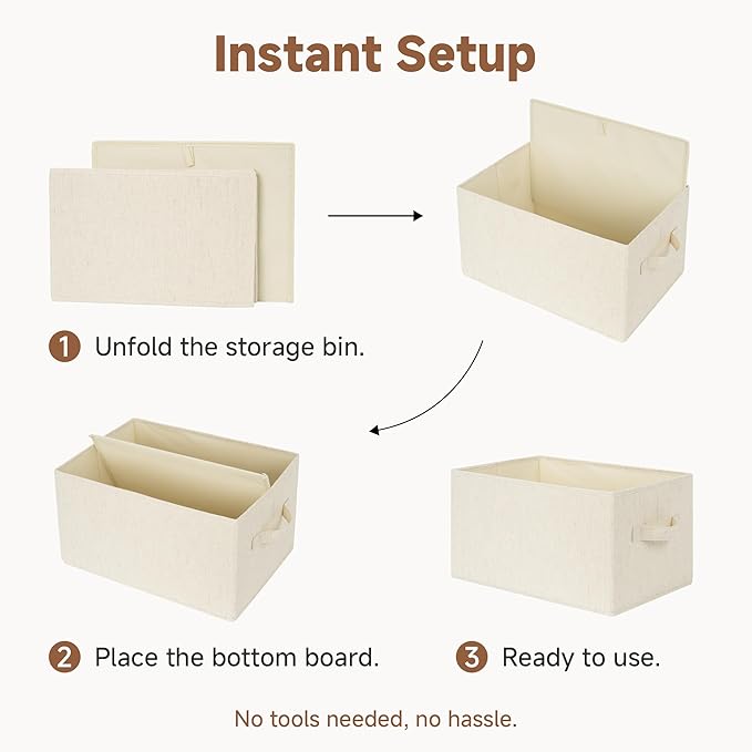 Closet Organizers and Storage Bins, Shelf Baskets for Clothes Storage