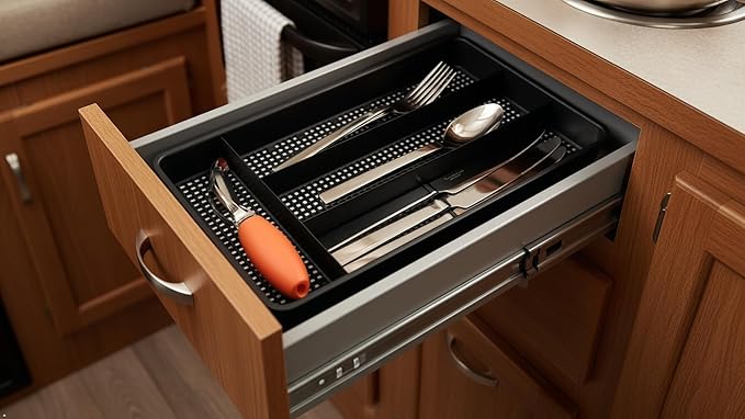 Dial Industries Small Cutlery, Utensil, Black
