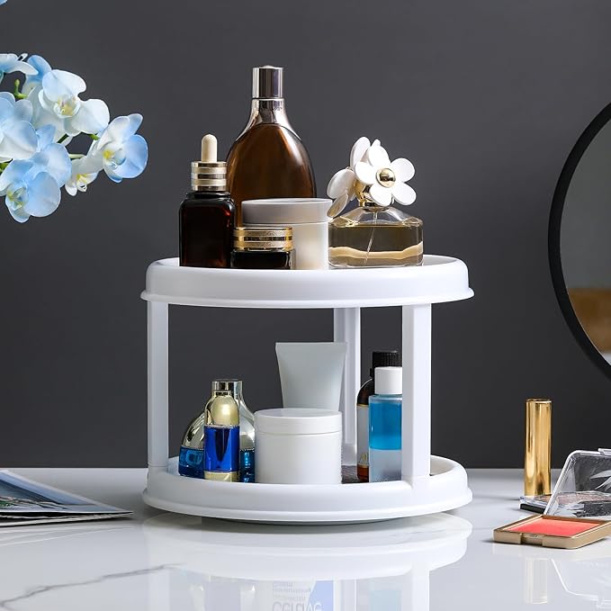 2 Tier 10" Turntable Lazy Susan Spice Organizer