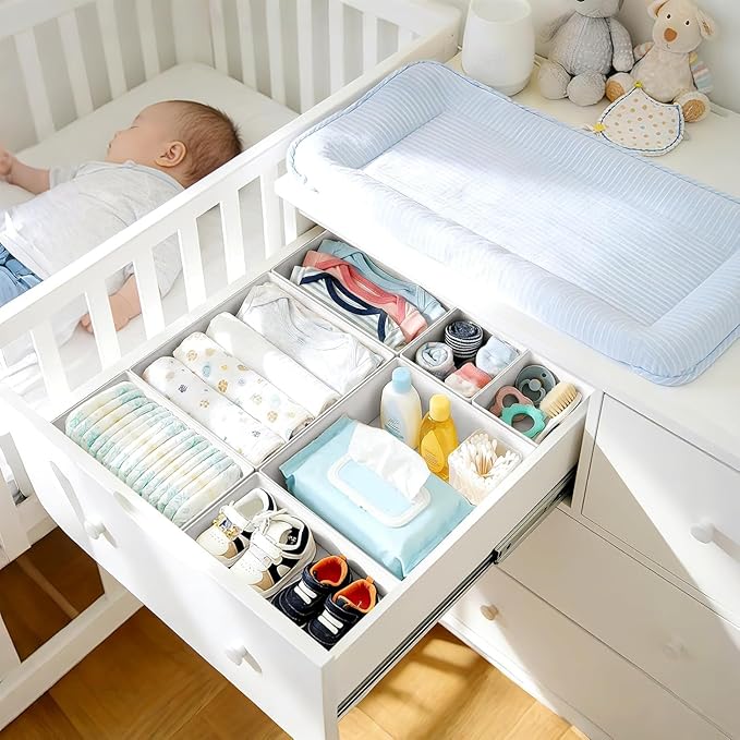 Drawer Organizer Clothes, 28 Pack Dresser Organizer, Underwears