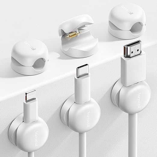 Cord Organizer, Spring Cable Management Clips