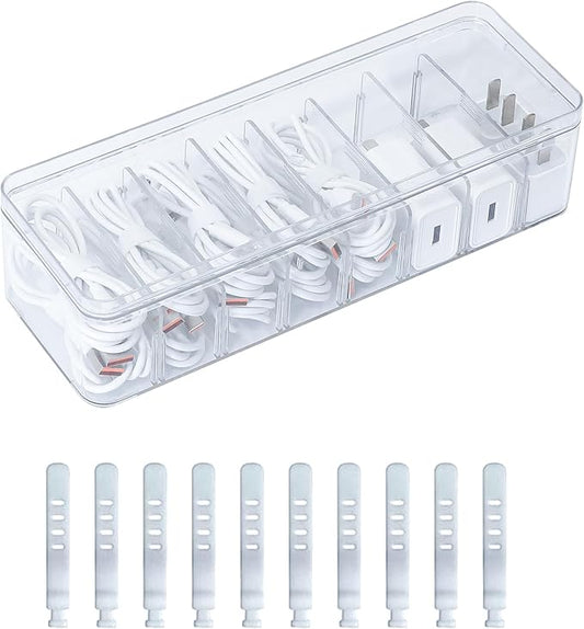 Cord Storage Organizer for Desk Drawer