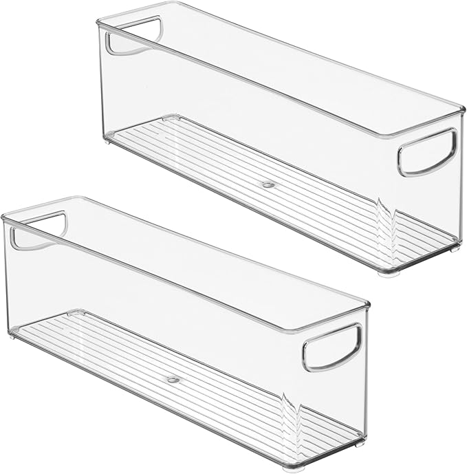 IDesign Plastic Stackable Pantry Bin