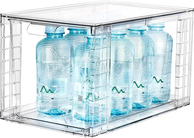 1Pack Large Stackable Kitchen Storage Drawers, XL-UP Handle