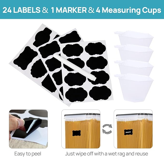 10 PCS Flour and Sugar Storage Container