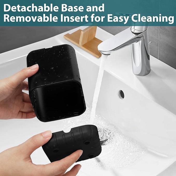 Black Toothbrush Holders for Bathroom