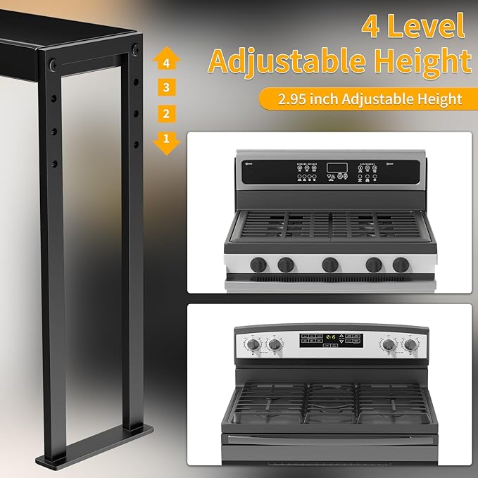 Spice Rack Shelf for Kitchen Stove