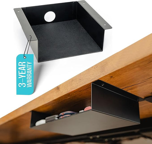 Under Desk Storage Shelf, 7.5" x 8" x 2.8"