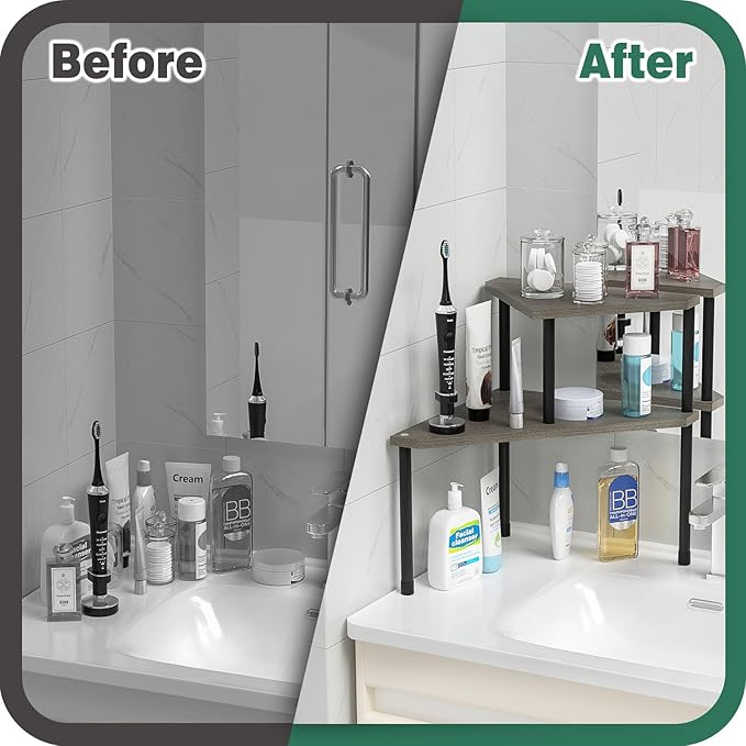 Bathroom Counter Organizer Over Sink Organizer for Toiletries, Makeup