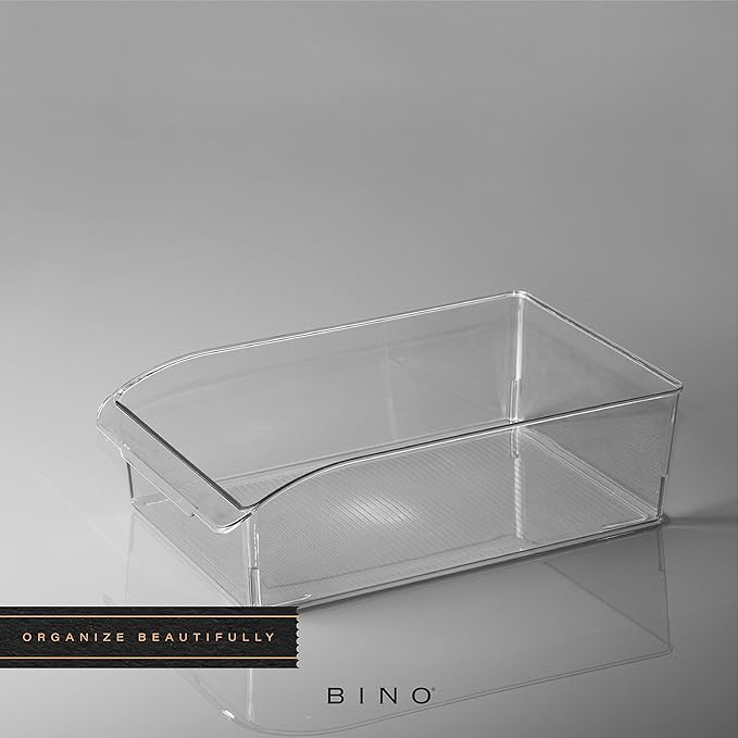 Plastic Storage Bins, Medium, THE CURVE COLLECTION, Multi-Use Organizer Bins