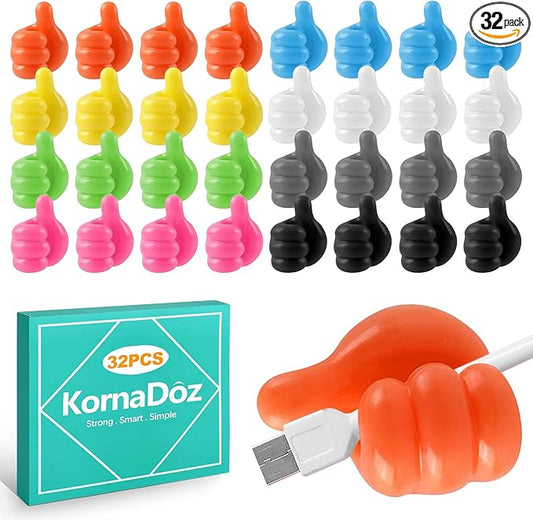 32 Pack Creative Thumbs Up Wall Hooks