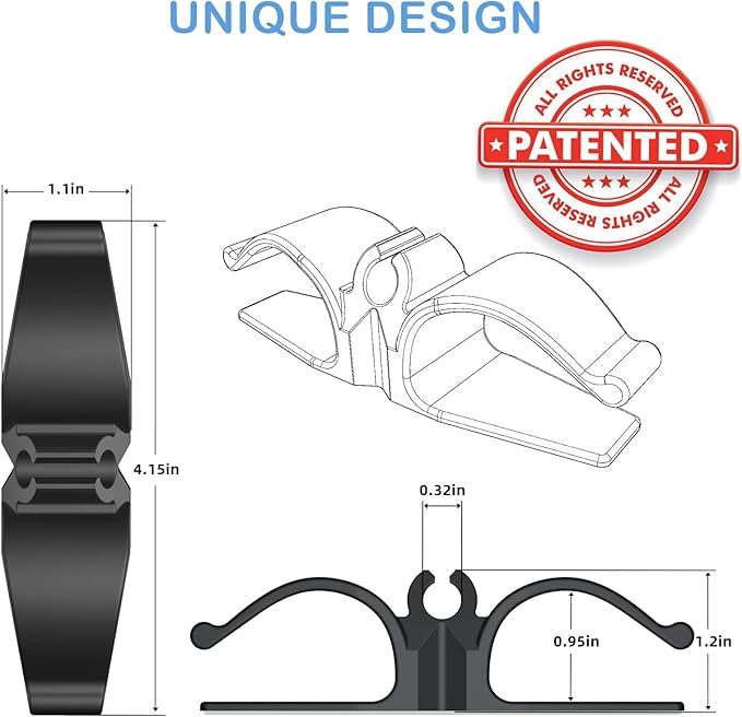Lancord Upgraded kitchen appliance cord organizers Stick On Appliance Wire Organizer, Cord Organizer for Appliances Wire Wrapper for Kitchen Appliances Mixers, Coffee Maker, Pressure Cooker