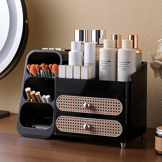 Makeup Organizer with Drawers, Large Bathroom Countertop Organizer for Vanity