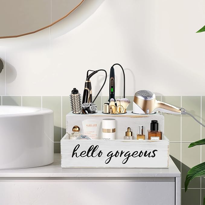 Hair Dryer Holder Countertop Hair Tool Blow Dryer Holder
