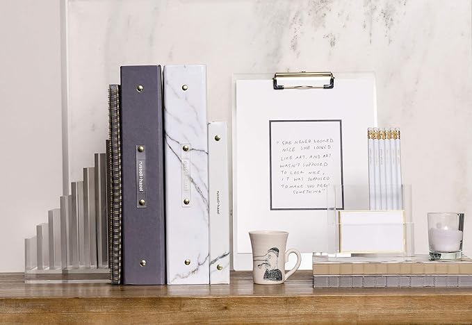 RUSSELL+HAZEL Acrylic Collator + Bookend