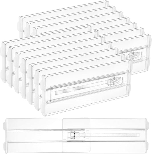 14 Pack Drawer Dividers for Clothes, Toiletries