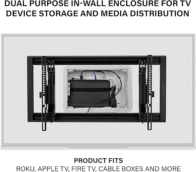 Legrand, OnQ Cable Management, In-Wall Media Box, White ENP0900-NA