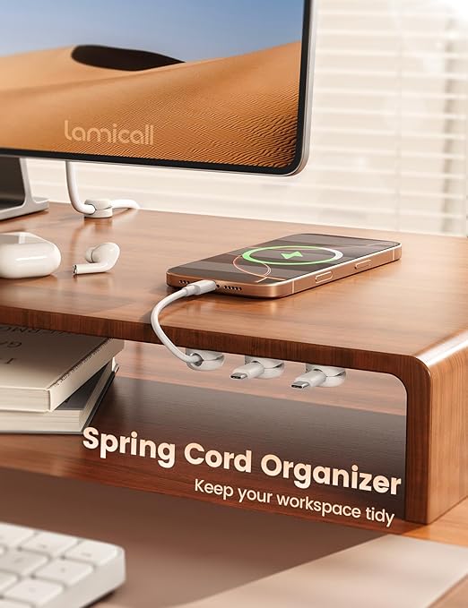 Spring Cord Organizer, Office Desk Accessories