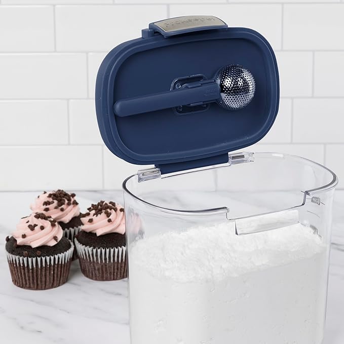 ProKeeper+ Airtight Food Storage Container Set, Navy, 9-Piece