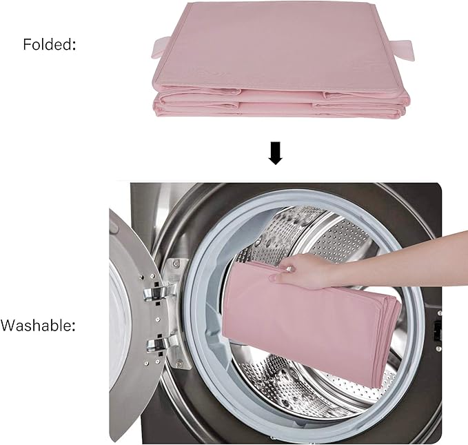 SAYS 3 Shelf Hanging Closet Organizers and Storage, Pink