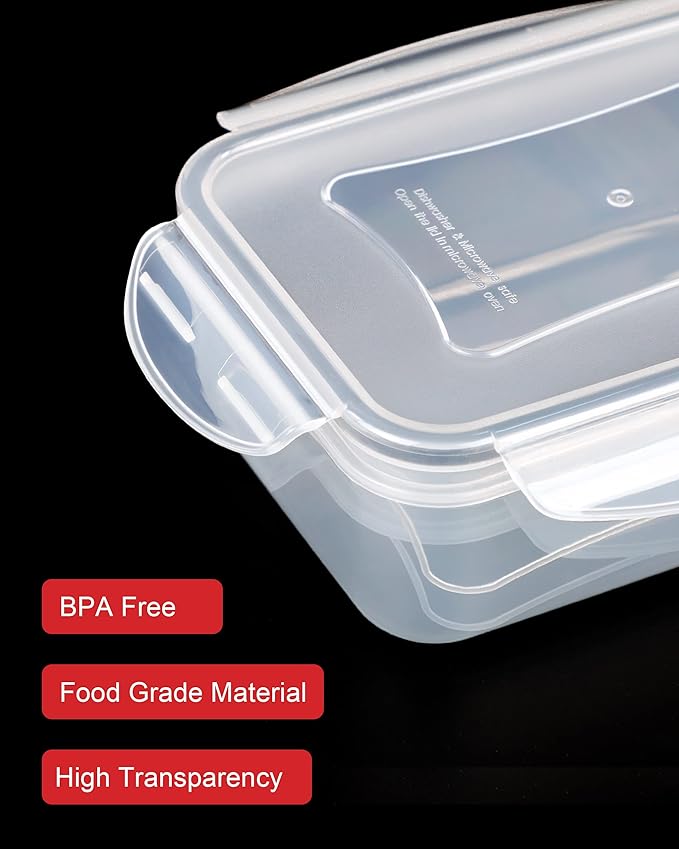 56 Pcs Large Food Storage Containers Set with Lids (28 Containers + 28 Lids)