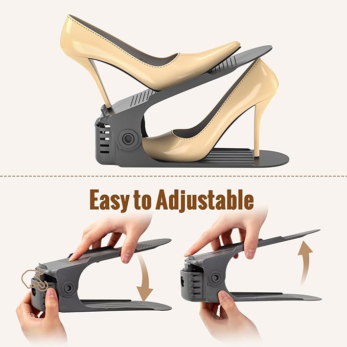 Shoe Slots Organizer for Closet, Shoe Storage Organizer Shoe Slots Organizer