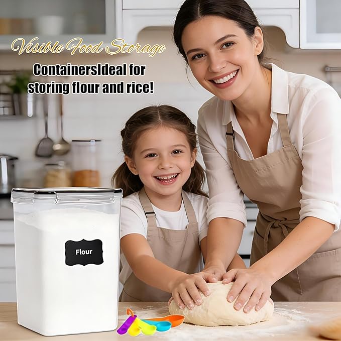 2 Pieces 6.5L / 220 oz Large Food Storage Containers