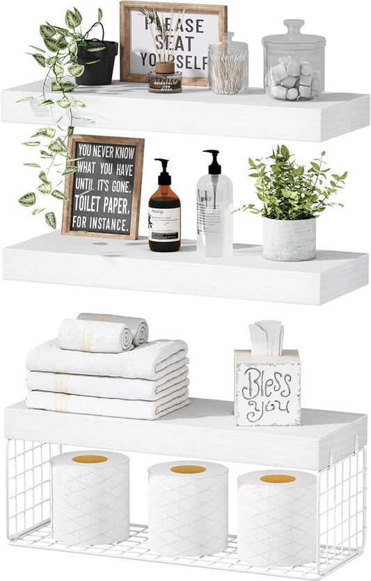 Bathroom Shelves Over Toilet, 019-W3