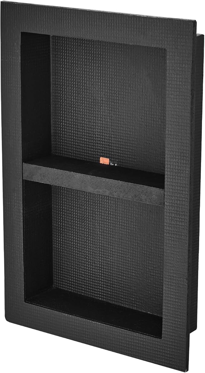 Shower Niche Ready for Tile 16" x 24", Double Shelf Organizer