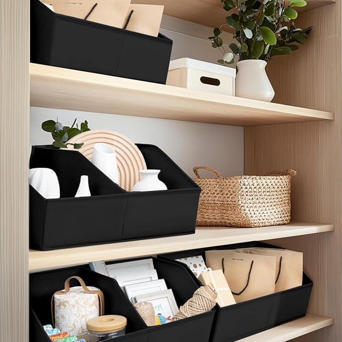 Closet Organizers and Storage Bins, Black