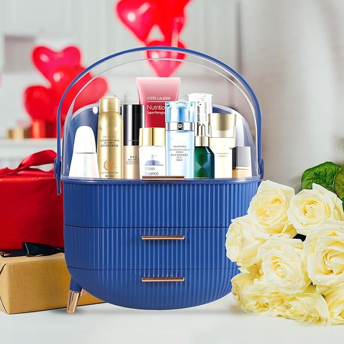 Egg Shape(Oval) Makeup Storage Box