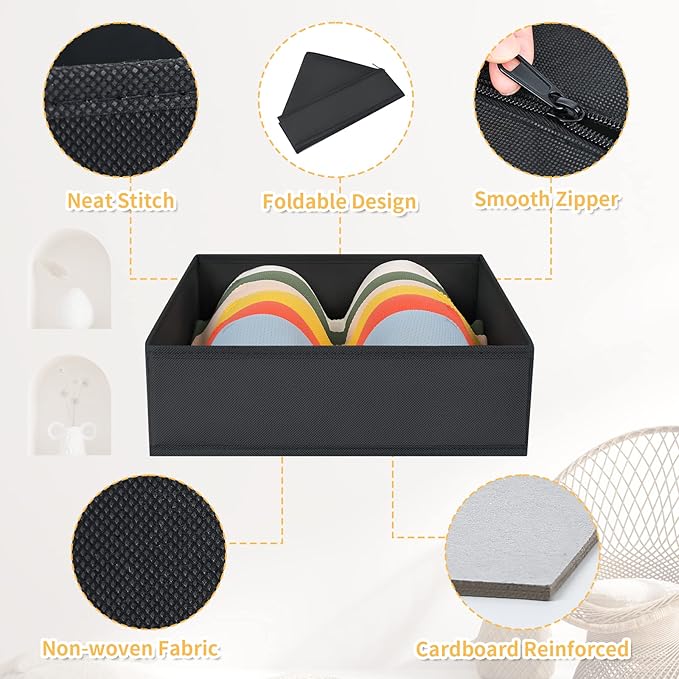Clothes Drawer Organizer, 12 Packs